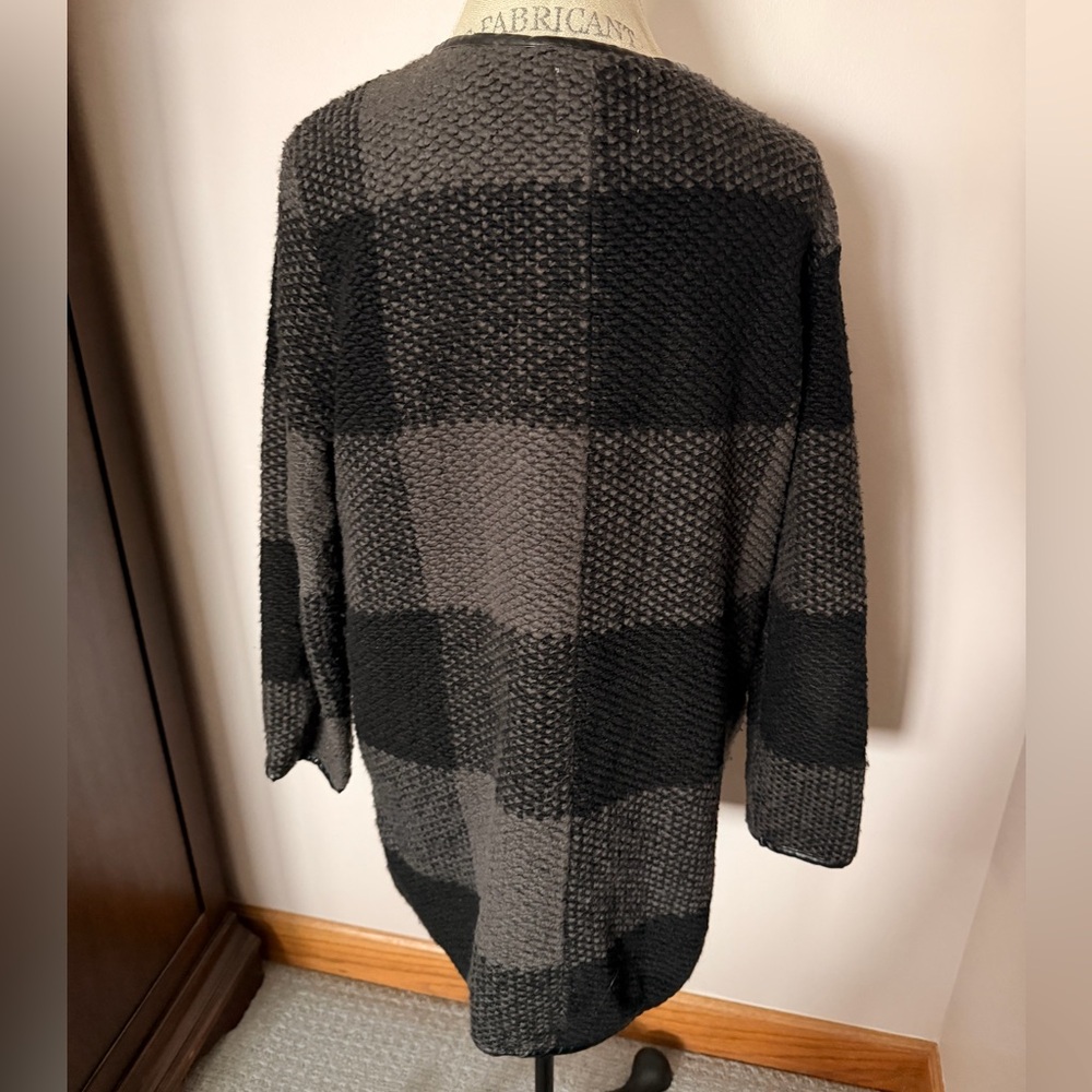 Plaid cardigan - Picture 3 of 4